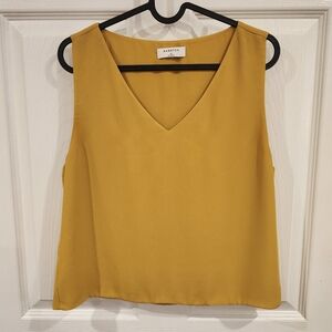 ARITZIA BABATON | Yellow Sleeveless Blouse